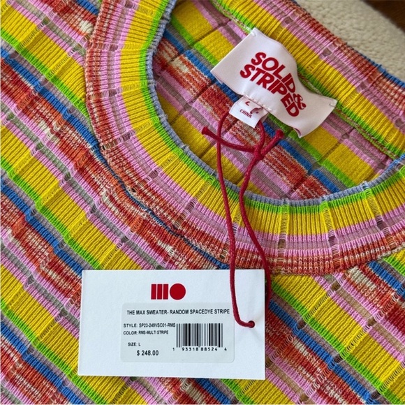 Solid & Striped Spacedye Stripe Coverup Set - Picture 4 of 7